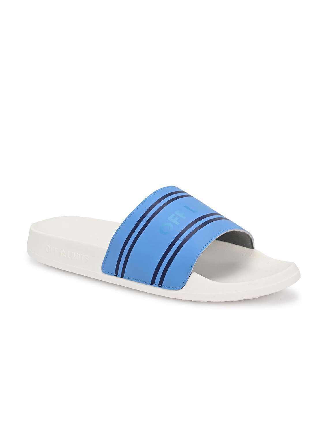 men printed slip on slider - 22582333 -  Standard Image - 1