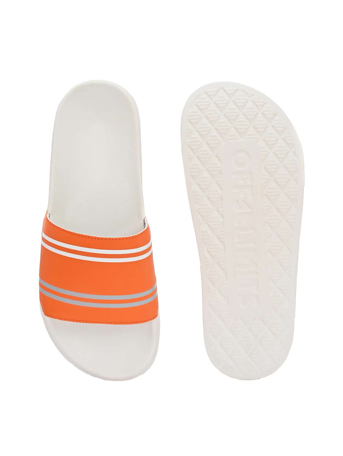 Men Striped Slip On Slider - 22582336 -  Standard Image - 4