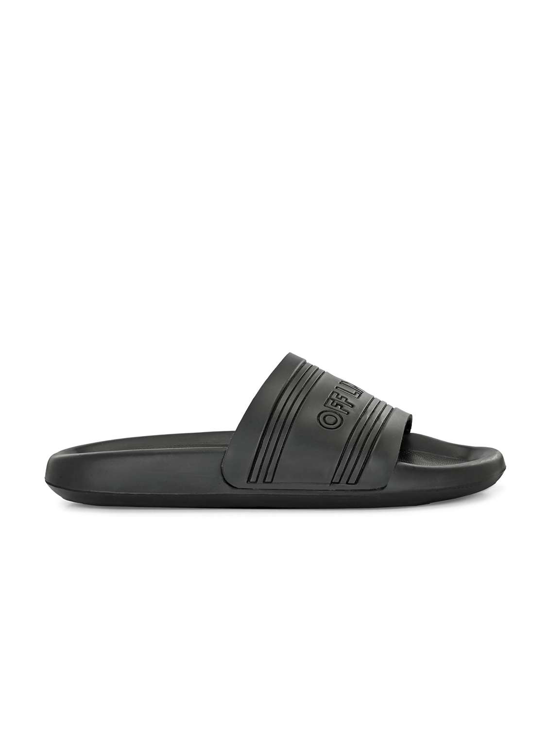 Men Textured Slip On Slider - 22582338 -  Standard Image - 1