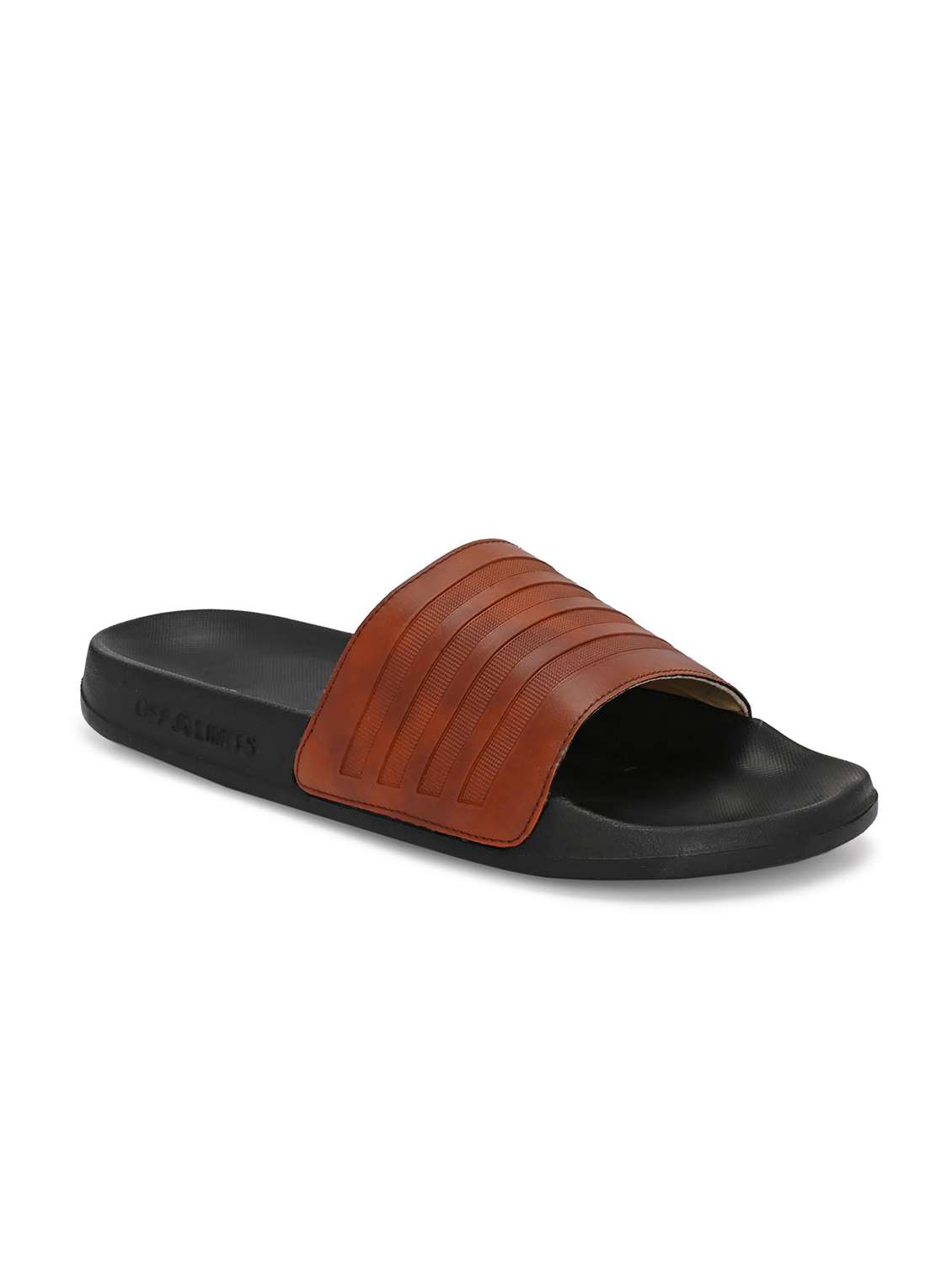 Men Textured Slip On Slider - 22582347 -  Standard Image - 1