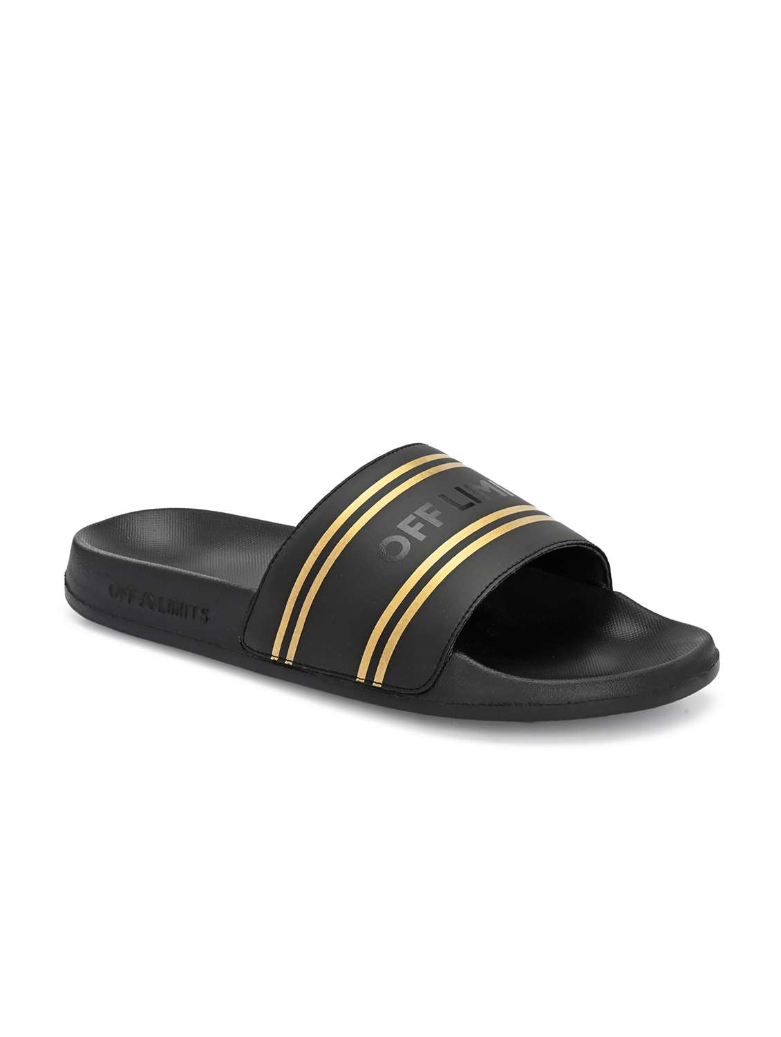 men printed slip on slider - 22582360 -  Standard Image - 1