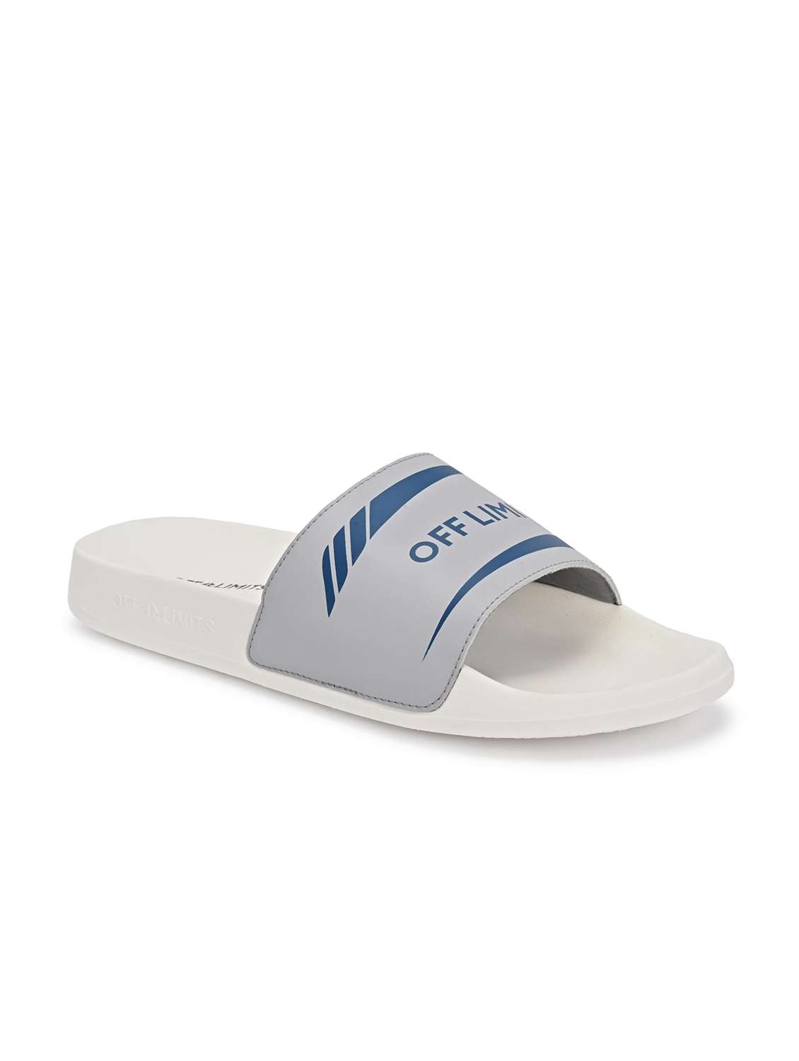 men printed slip on slider - 22582372 -  Standard Image - 1