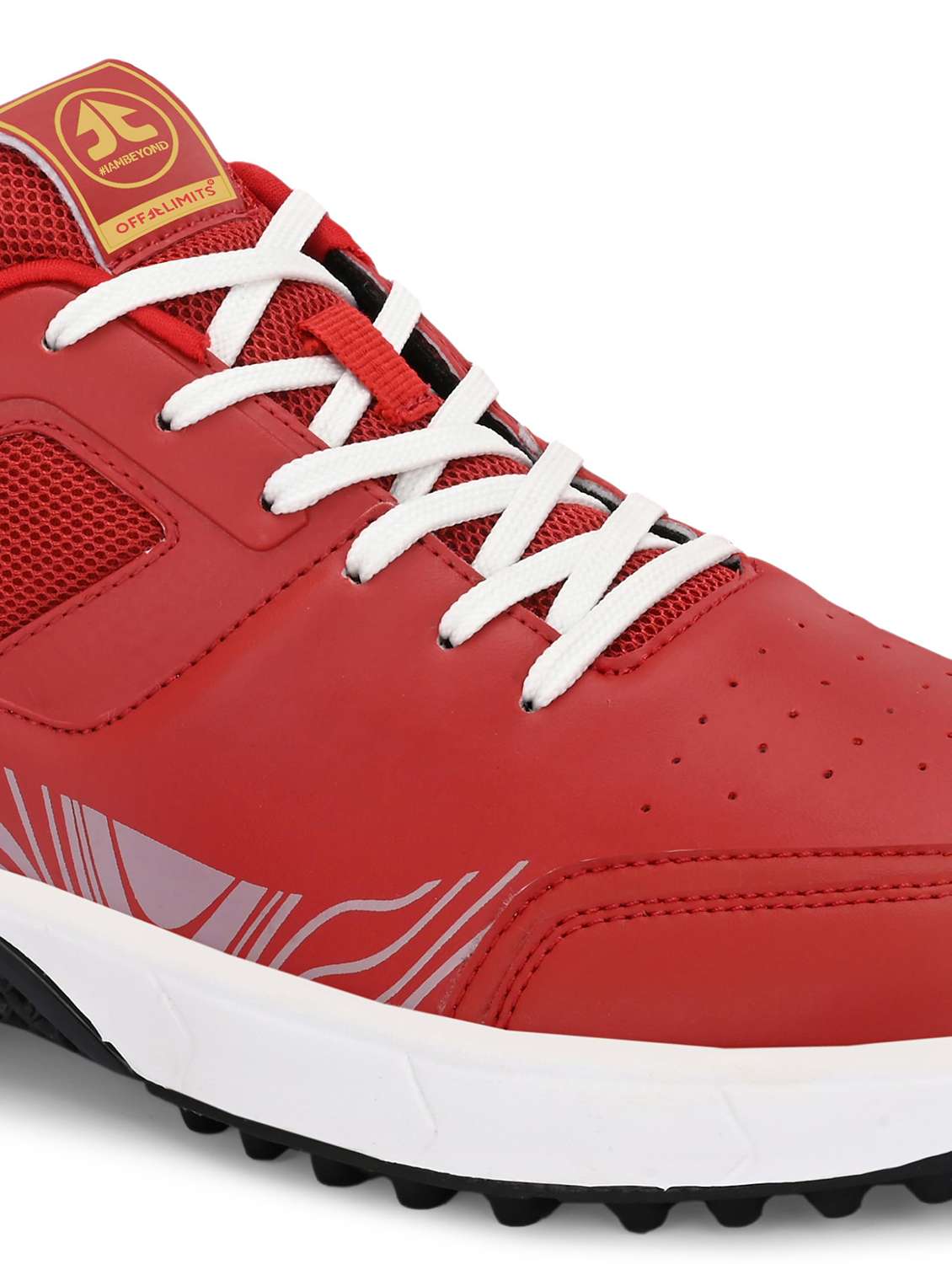 men printed lace up sports shoes - 22582391 -  Standard Image - 4
