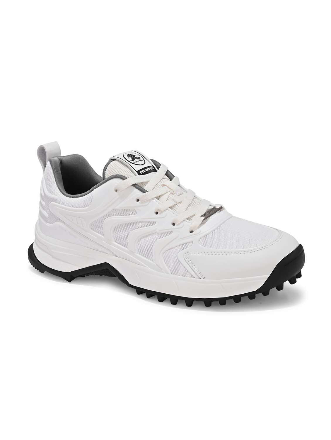 men textured lace up sport shoes - 22582436 -  Standard Image - 1