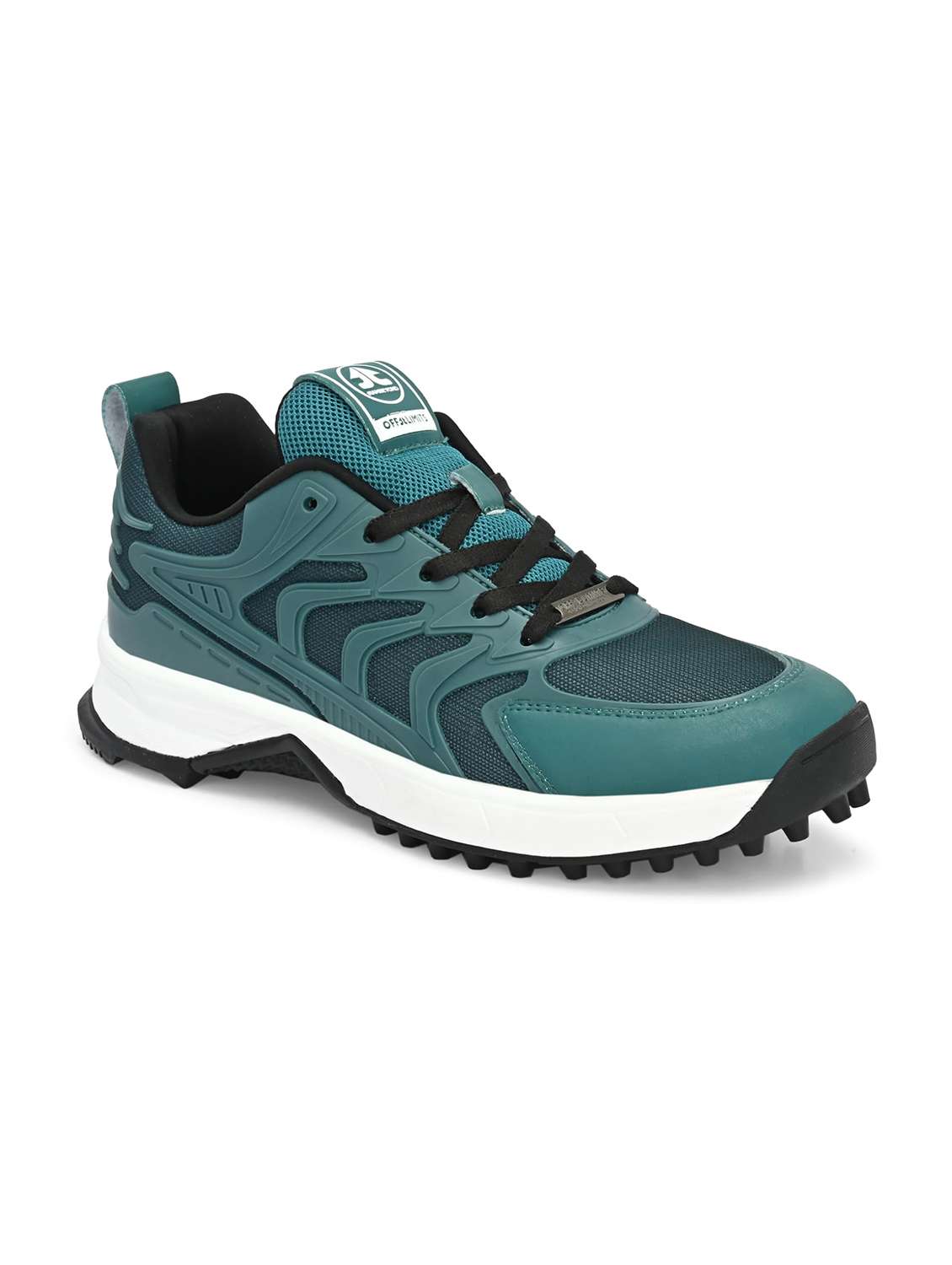 men textured lace up sport shoes - 22582442 -  Standard Image - 1