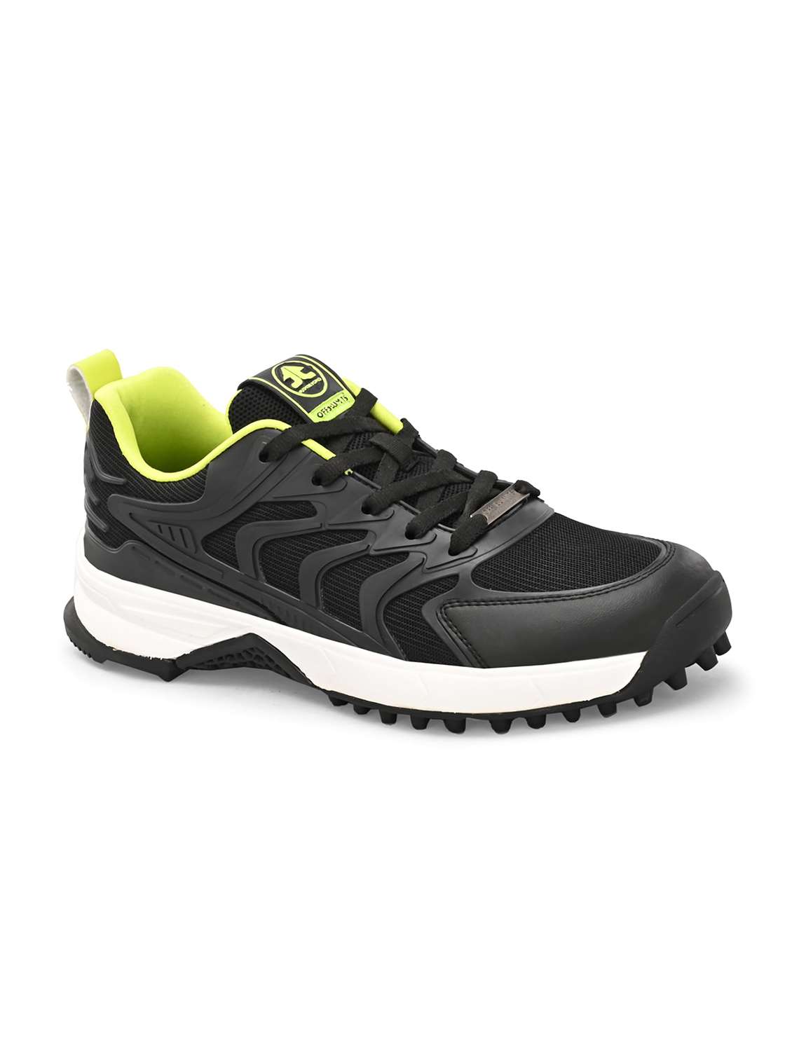 men textured lace up sport shoes - 22582452 -  Standard Image - 1