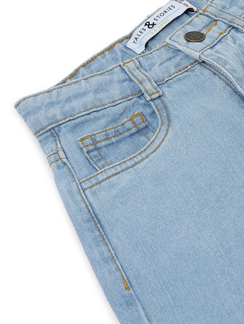 Boys Washed Mid Rise Relaxed Fit Jeans - 22582506 -  Standard Image - 6