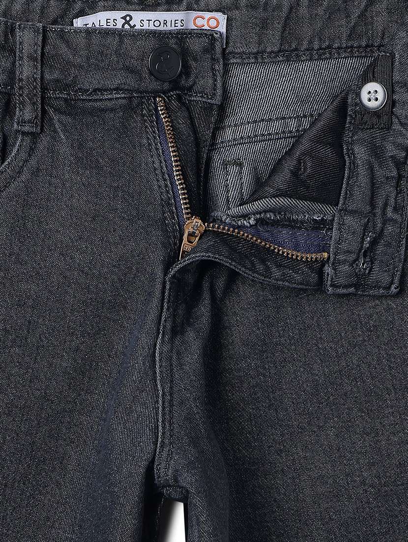 Boys Washed Mid Rise Relaxed Fit Jeans - 22582508 -  Standard Image - 4