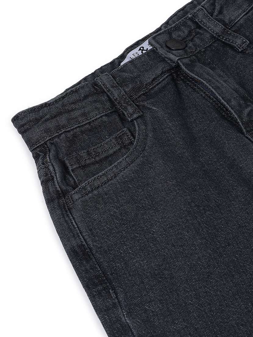 Boys Washed Mid Rise Relaxed Fit Jeans - 22582508 -  Standard Image - 6