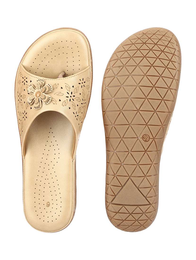 women cutwork toe separator flats - 22582817 -  Standard Image - 4