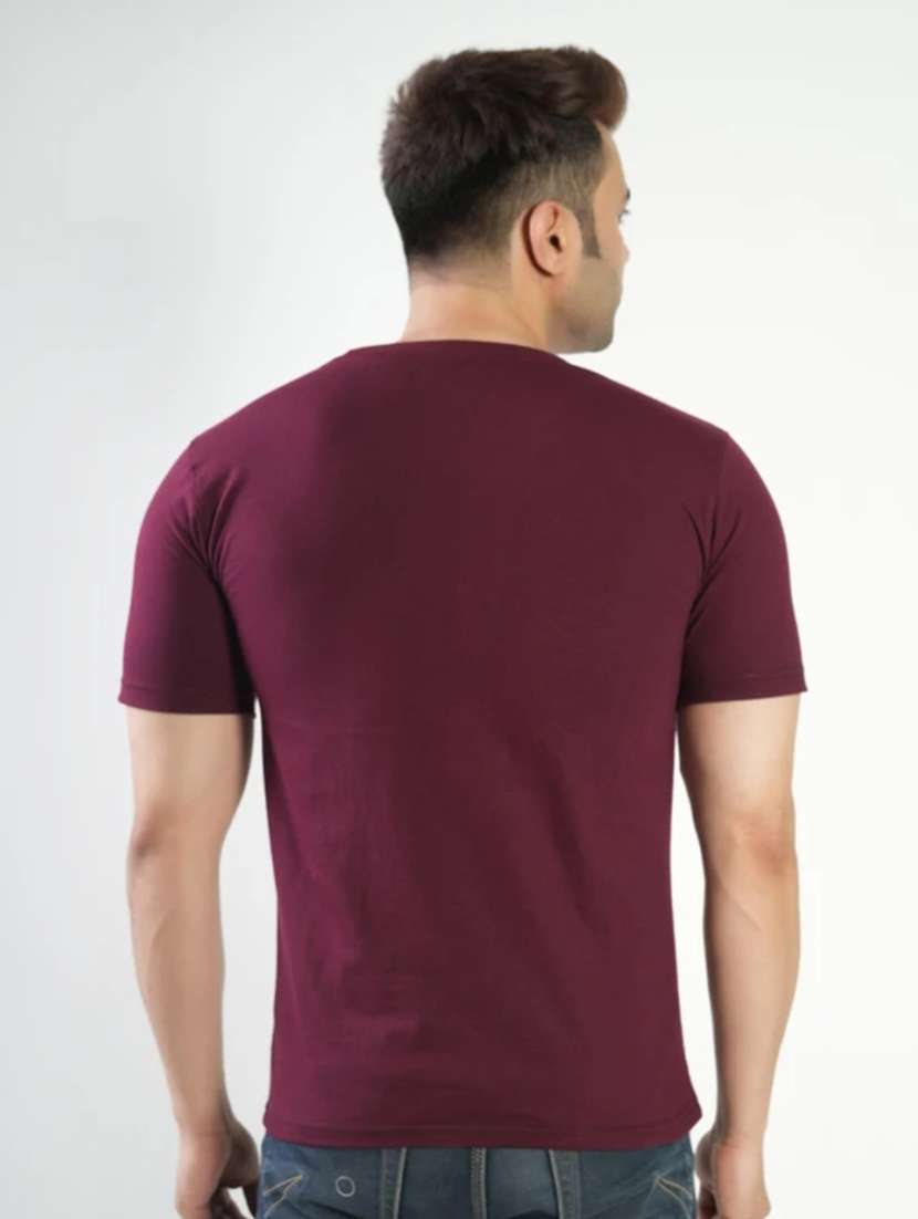 Men Printed Short Sleeves Regular Fit T-shirt - 22582873 -  Standard Image - 1