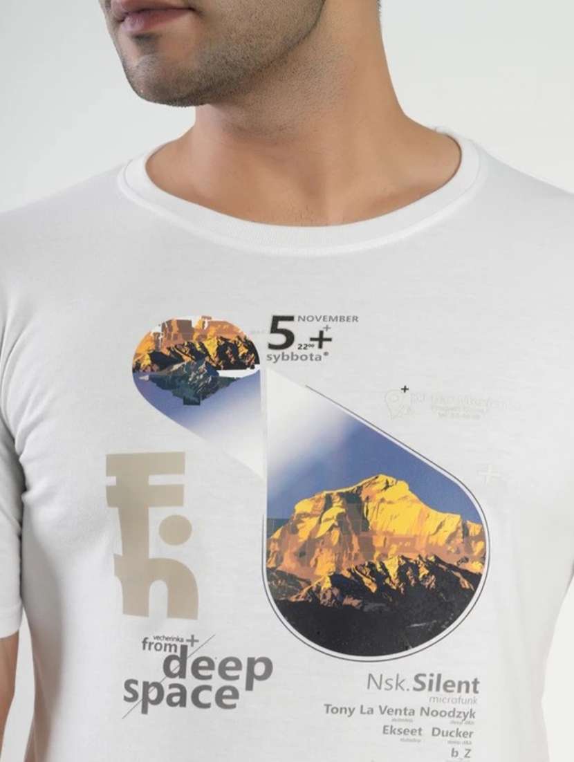 men printed short sleeves regular fit t-shirt - 22582878 -  Standard Image - 1