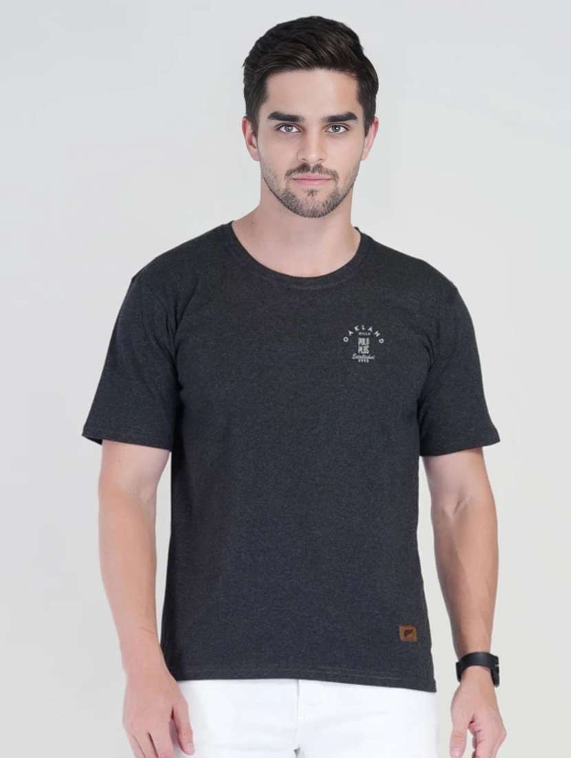 men printed short sleeves regular fit t-shirt