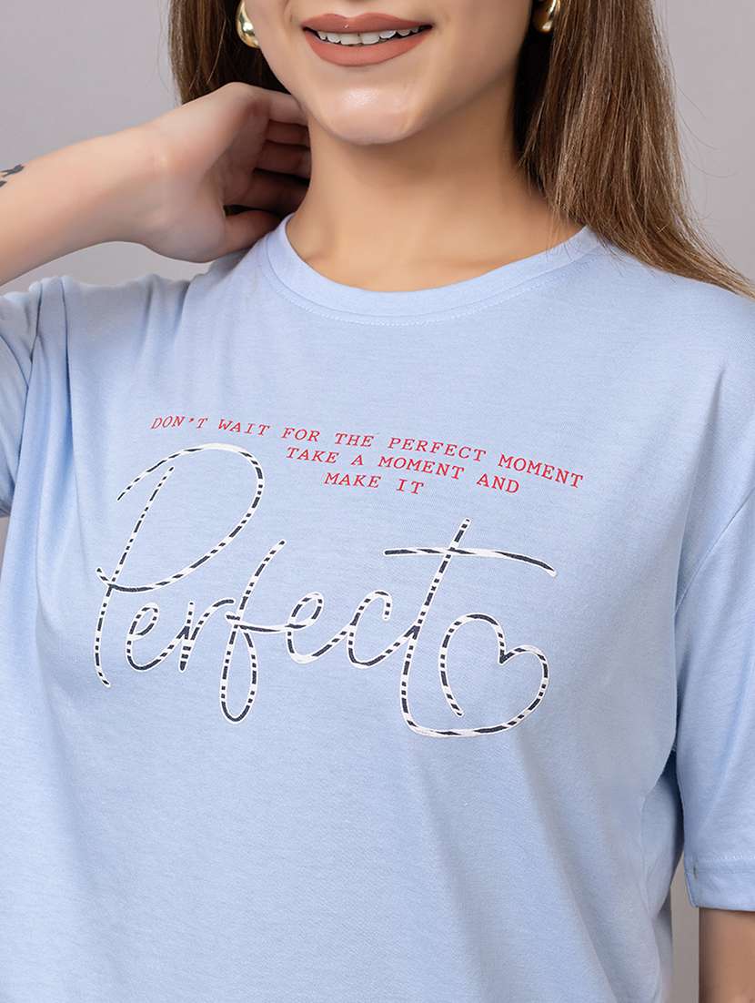women printed short sleeves regular fit t-shirt - 22582934 -  Standard Image - 1