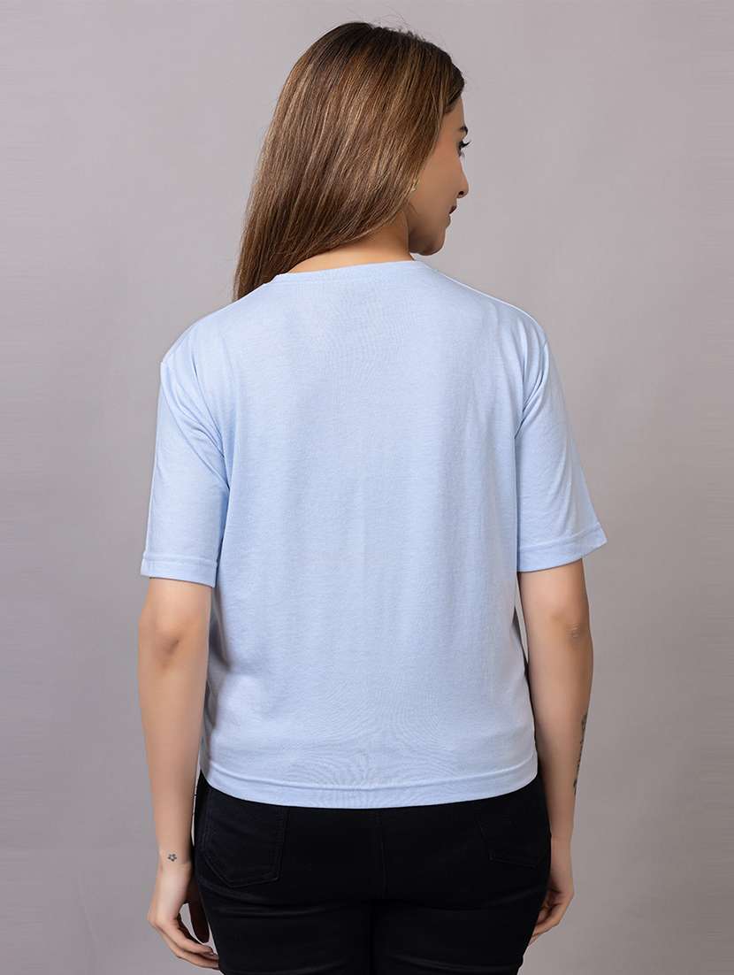 women printed short sleeves regular fit t-shirt - 22582934 -  Standard Image - 4
