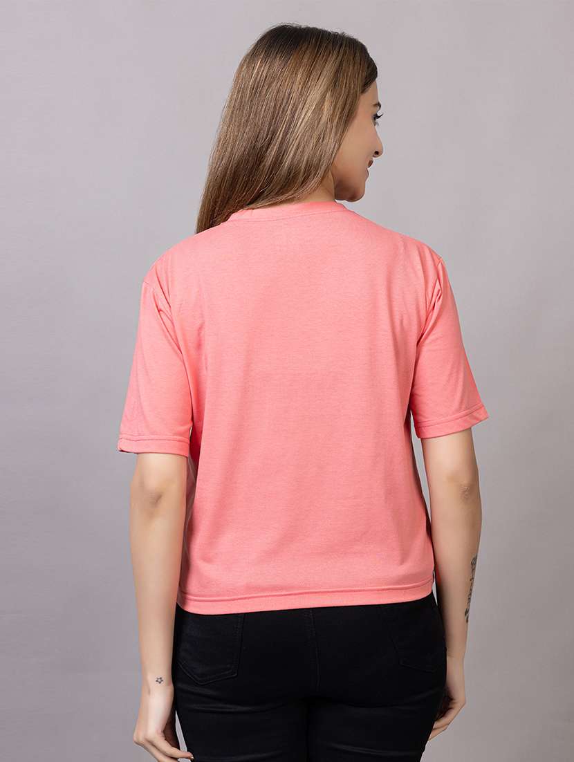 women printed short sleeves regular fit t-shirt - 22582935 -  Standard Image - 4