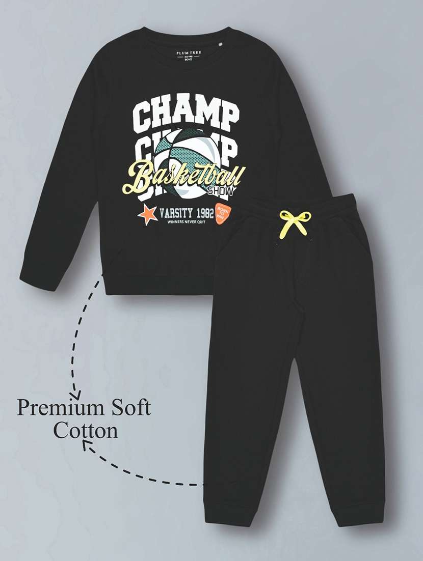 Boys Printed Long Sleeves Full Length Set - 22582964 -  Standard Image - 1