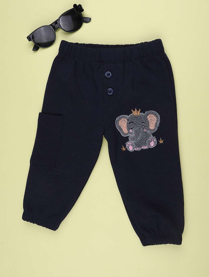 Boys Embroidered Mid Rise Regular Fit Jogger - 22584044 -  Standard Image - 1