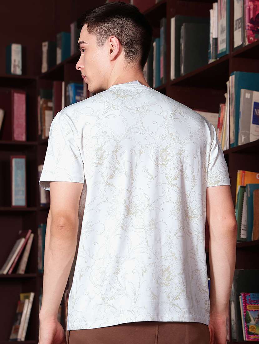 men printed short sleeve regular fit t-shirt - 22587182 -  Standard Image - 4
