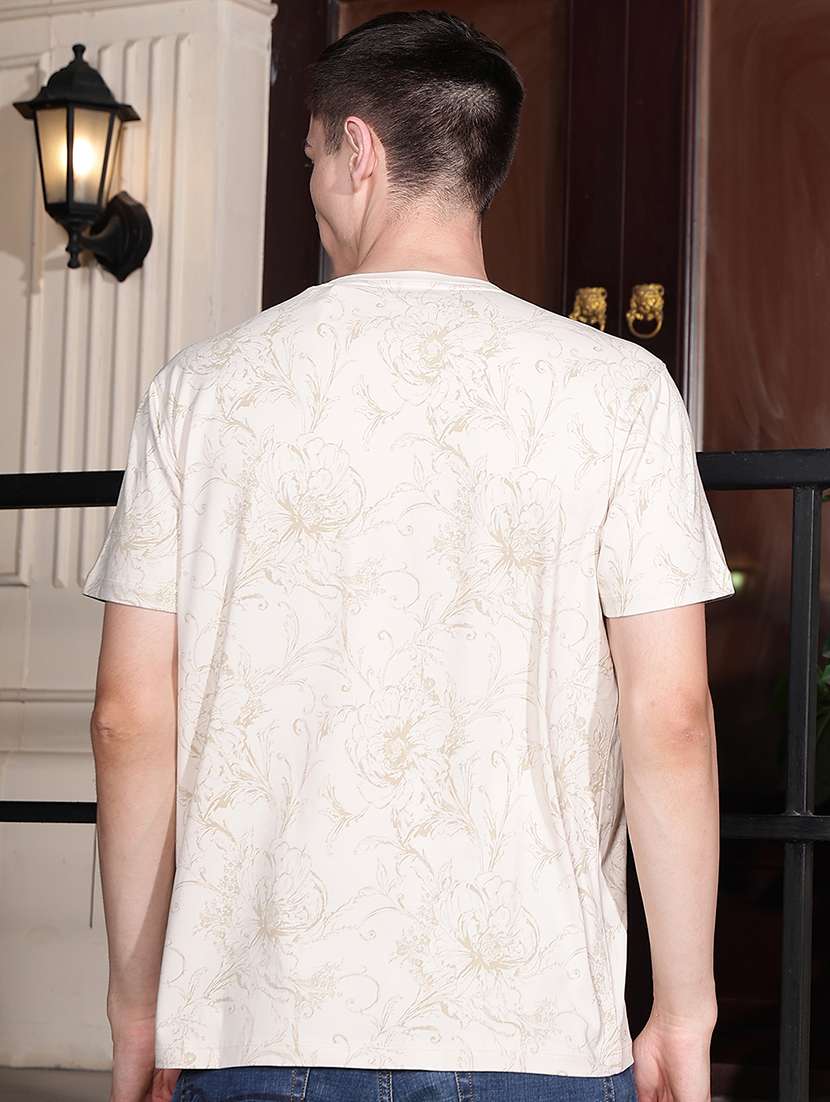 men printed short sleeve regular fit t-shirt - 22587183 -  Standard Image - 4