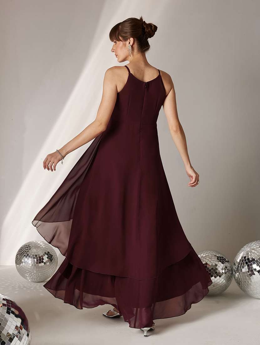 women sequined sleeveless layered dress - 22587888 -  Standard Image - 4