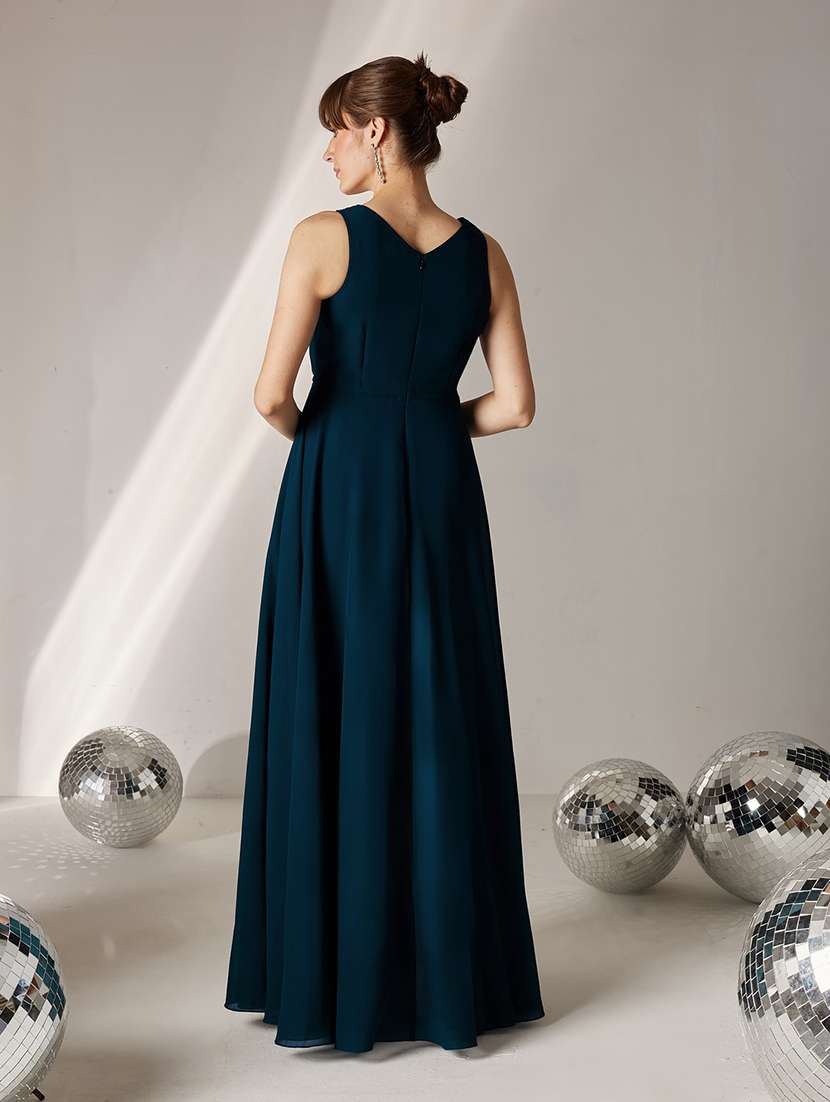 women sequined sleeveless fit and flare dress - 22587906 -  Standard Image - 4