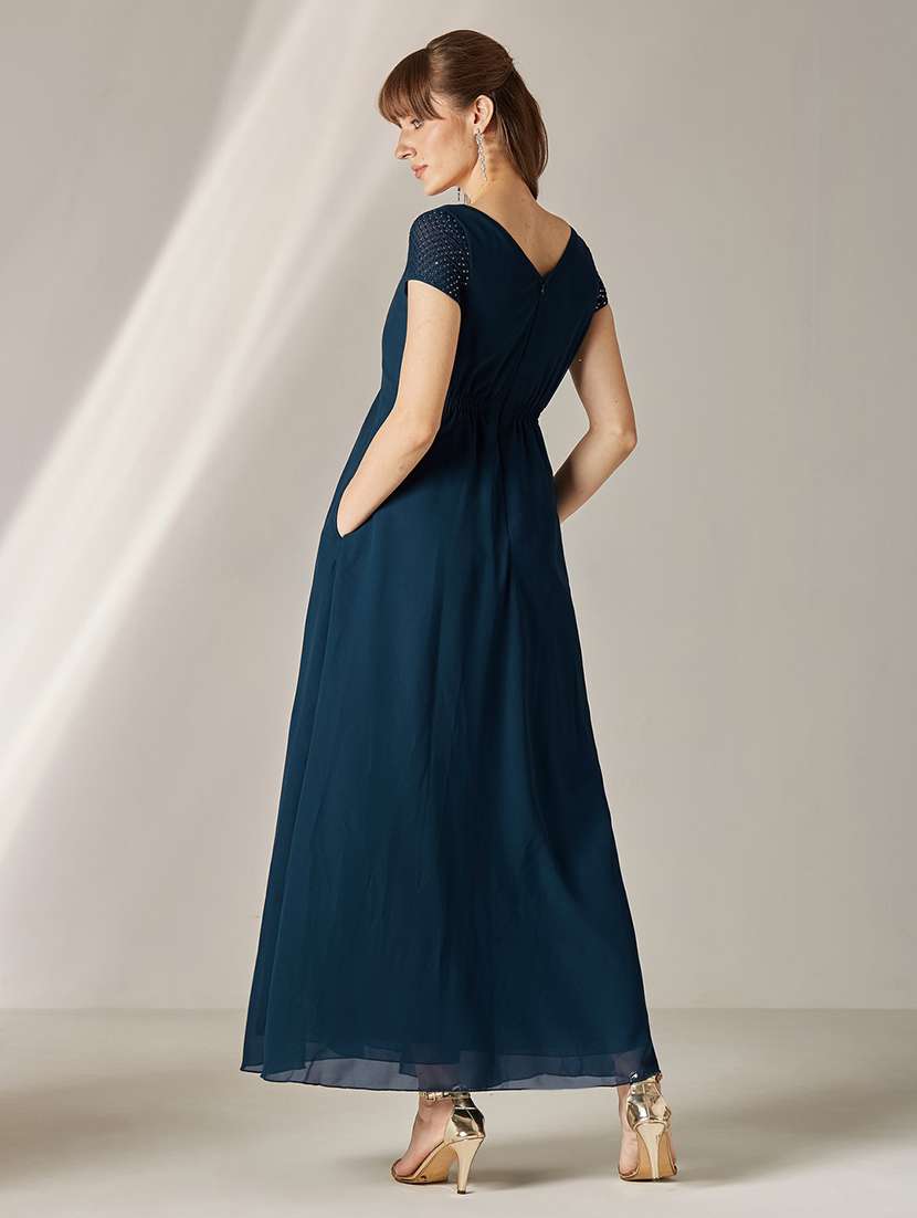 Women Embroidered Short Sleeves Full Leg Jumpuit - 22587928 -  Standard Image - 4