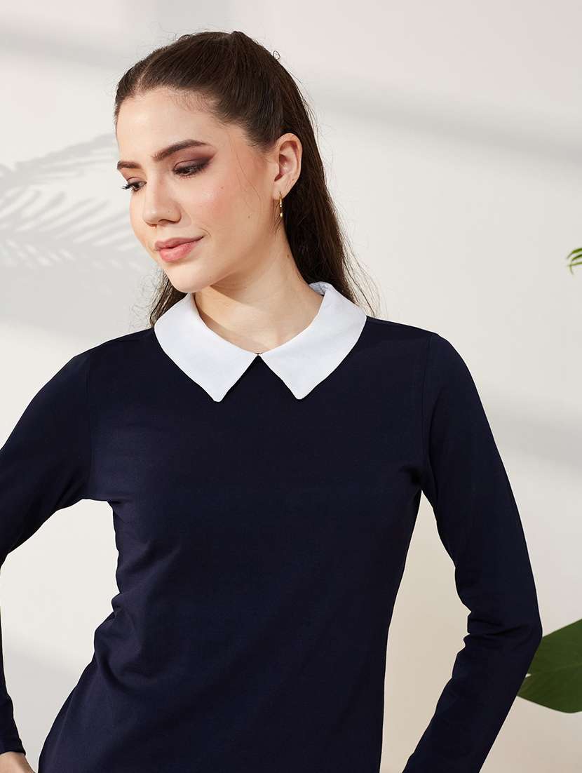 Women Solid Long Sleeves Regular Top - 22587977 -  Standard Image - 1