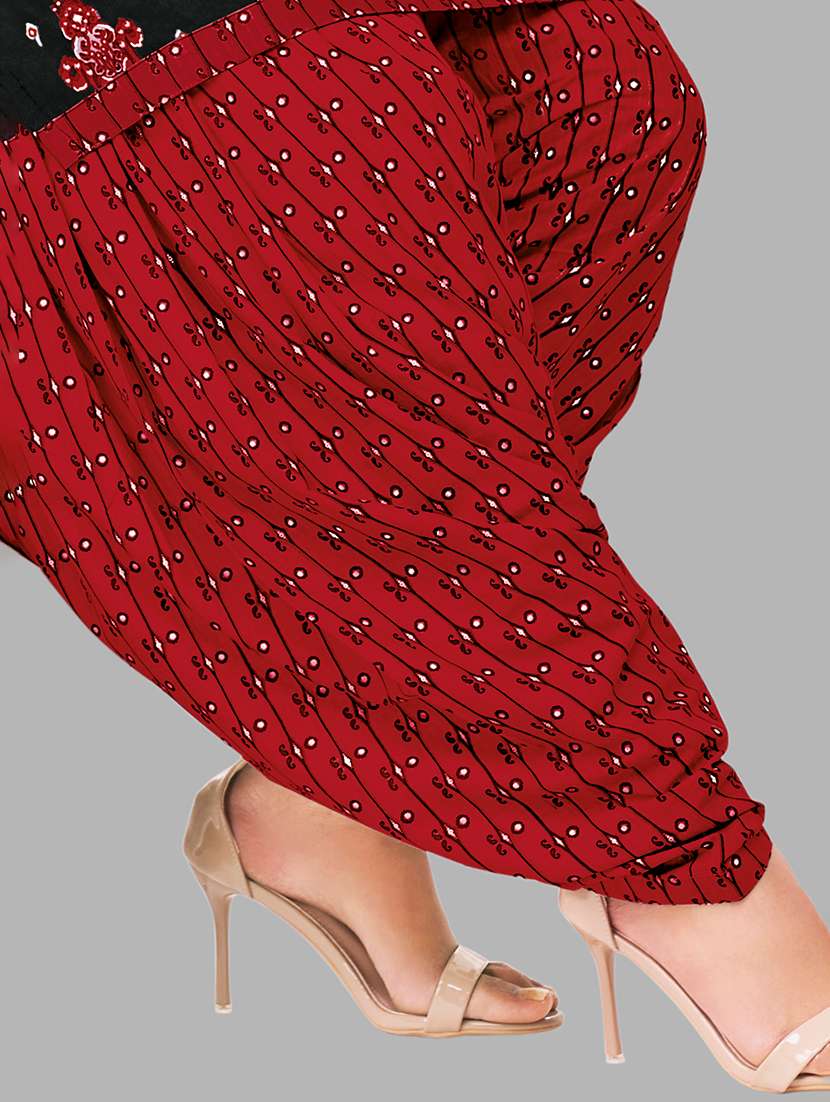 women printed three quarter sleeves kurta patiala with dupatta set - 22588022 -  Standard Image - 4