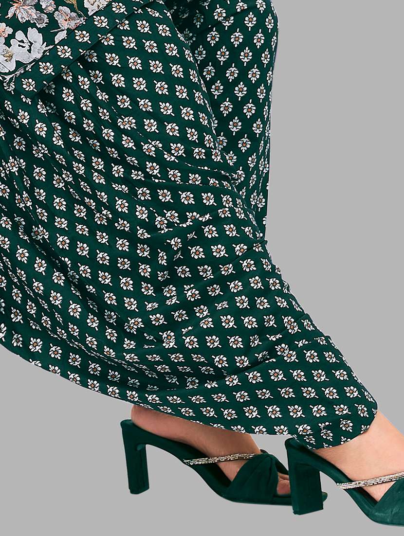 Women Printed Three Quarter Sleeves Kurta Patiala With Dupatta Set - 22588025 -  Standard Image - 4