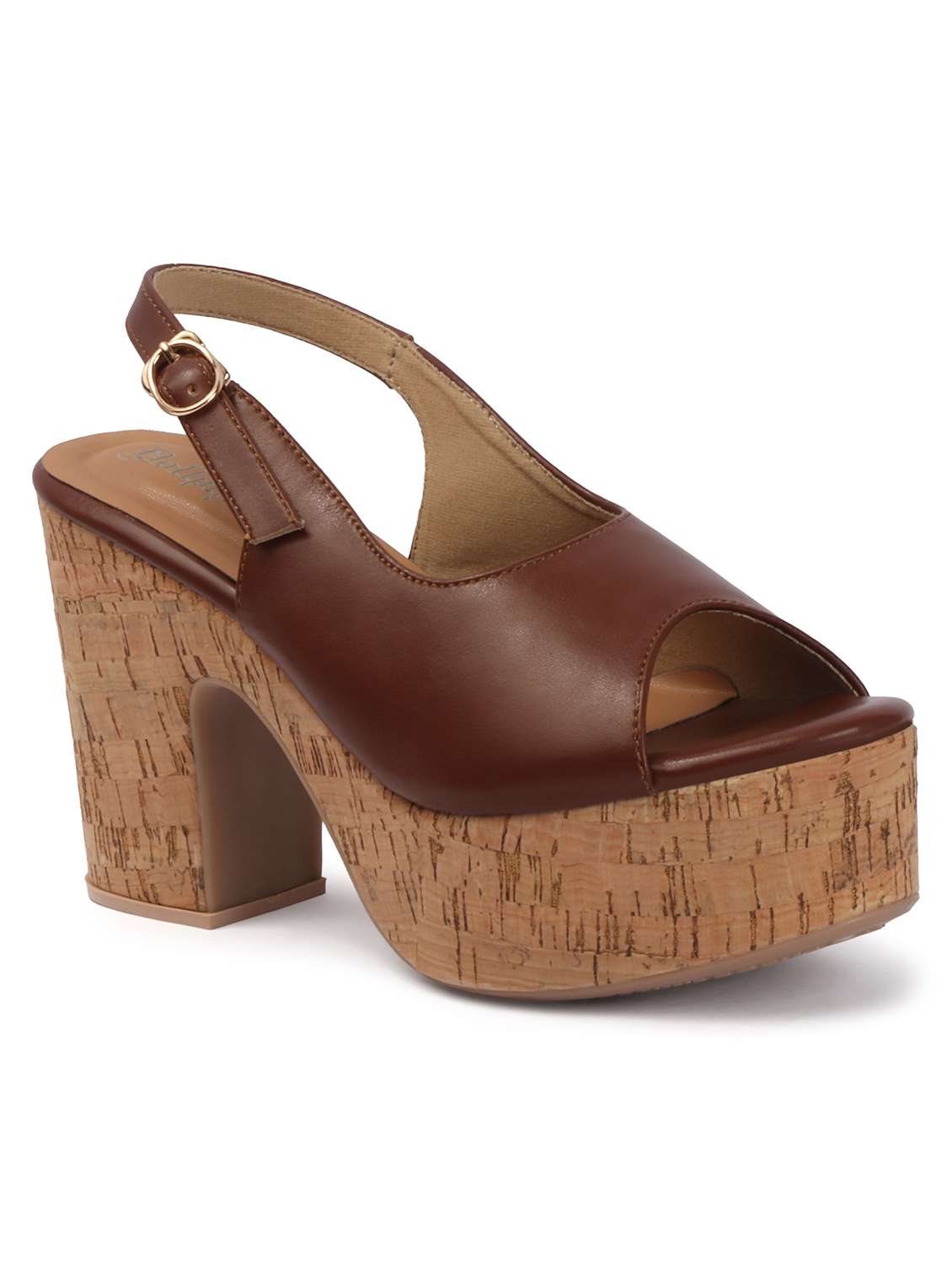 women solid back strap sandal - 22588049 -  Standard Image - 1