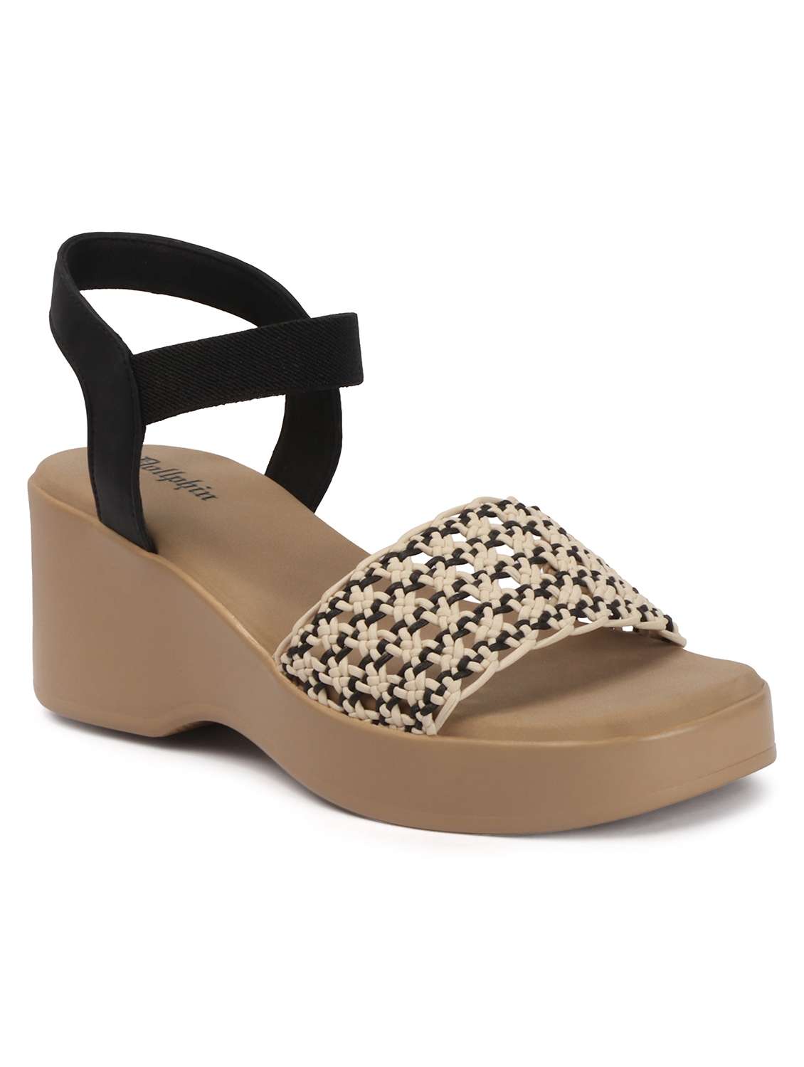 women textured ankle strap wedges - 22588052 -  Standard Image - 1