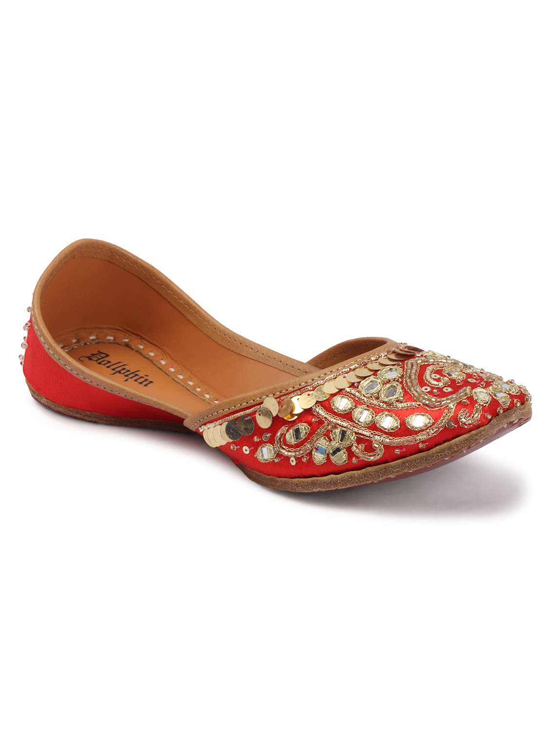 Women Embroidered Slip On Jutis - 22588058 -  Standard Image - 1