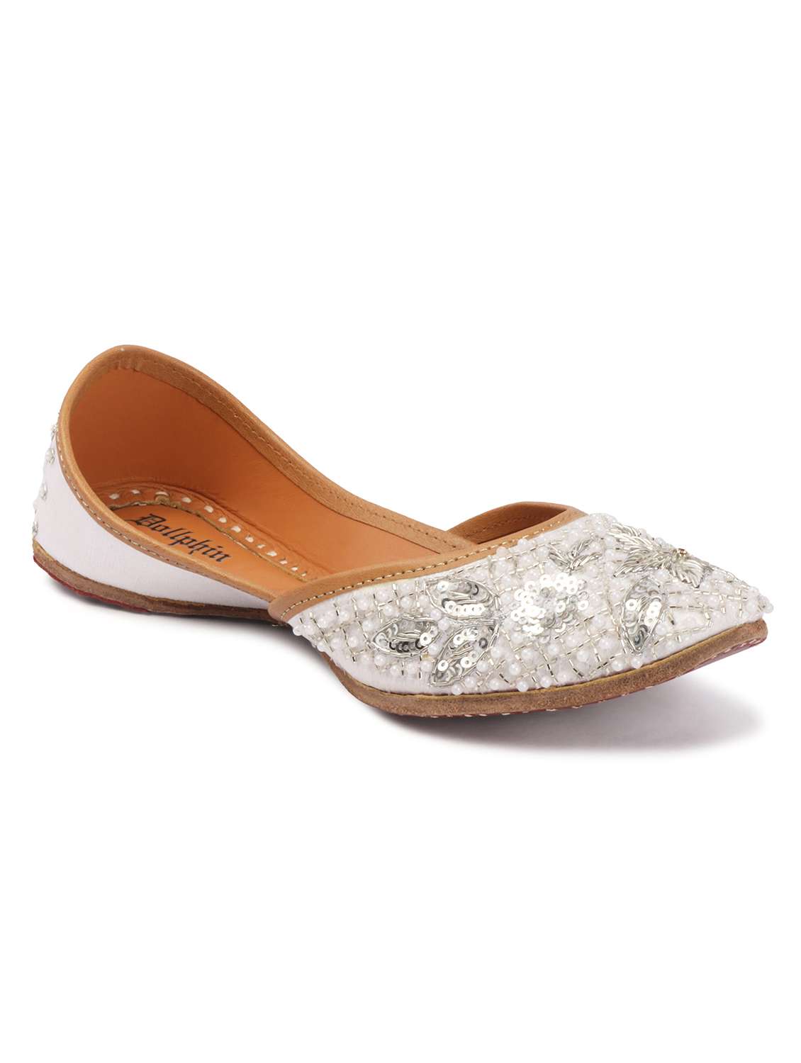 Women Embroidered Slip On Jutis - 22588063 -  Standard Image - 1