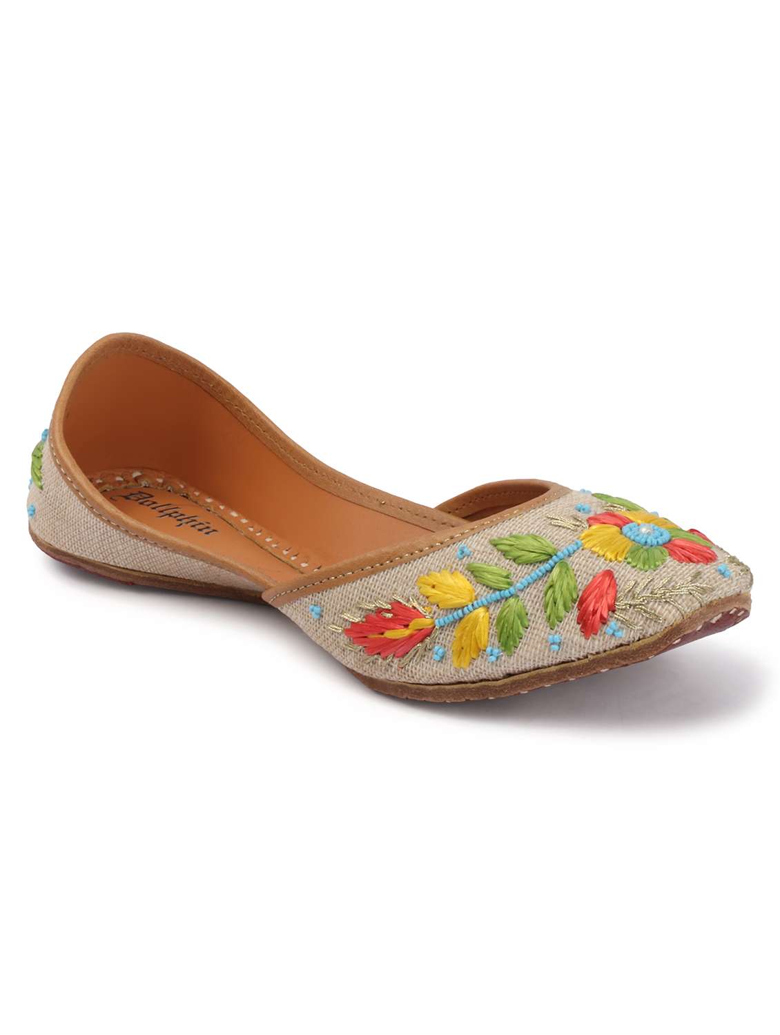 Women Embroidered Slip On Jutis - 22588065 -  Standard Image - 1