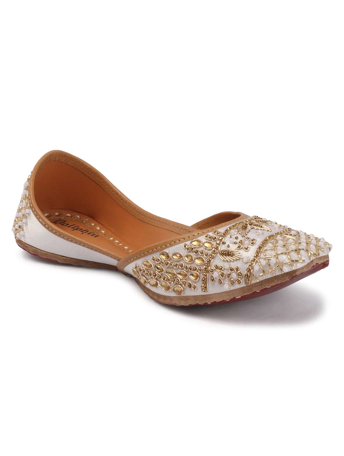 women embroidered slip on jutis - 22588079 -  Standard Image - 1