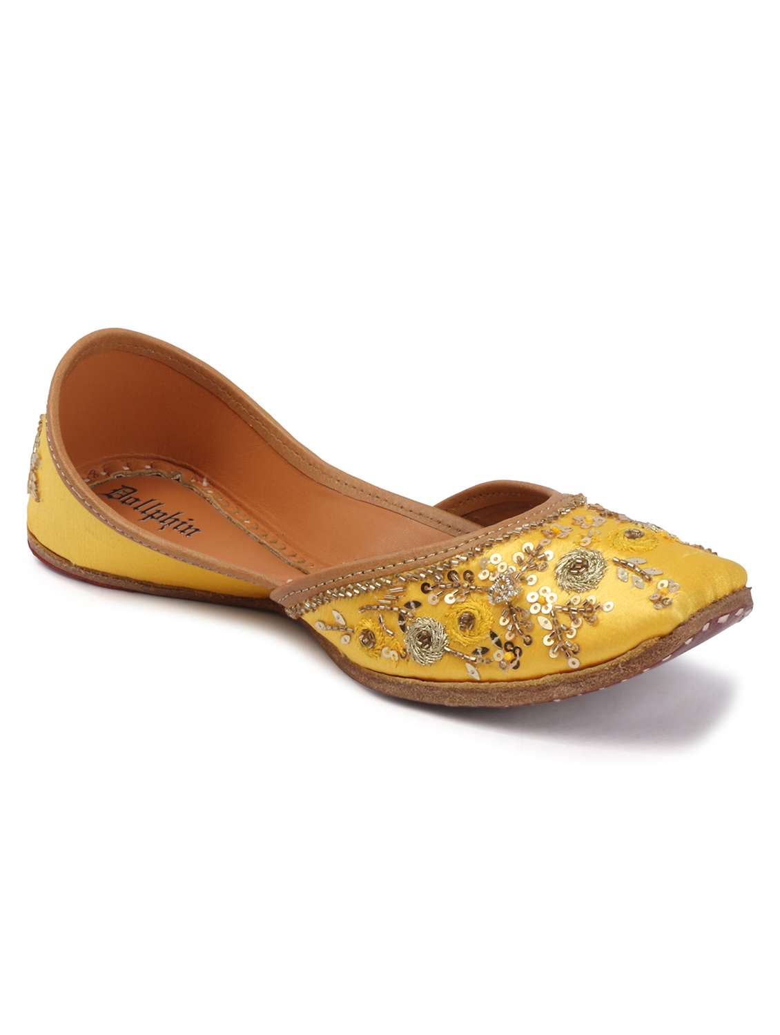 women embroidered slip on jutis - 22588082 -  Standard Image - 1