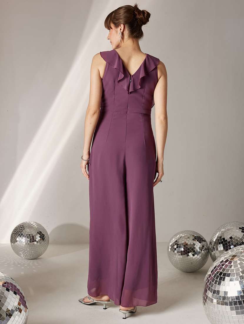 Women Sequined Sleeveless Full Leg Jumpsuit - 22588234 -  Standard Image - 4