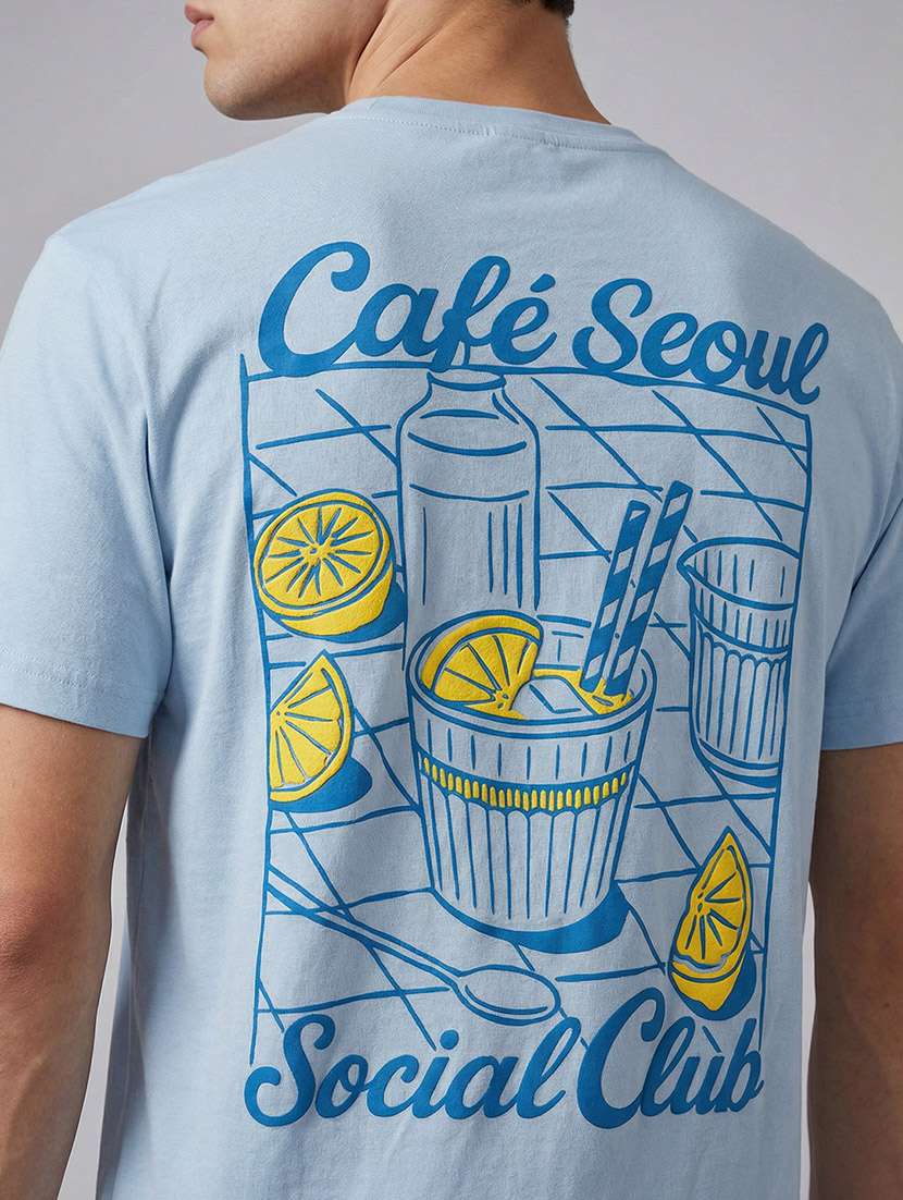 men printed short sleeve regular fit t-shirt - 22588265 -  Standard Image - 4