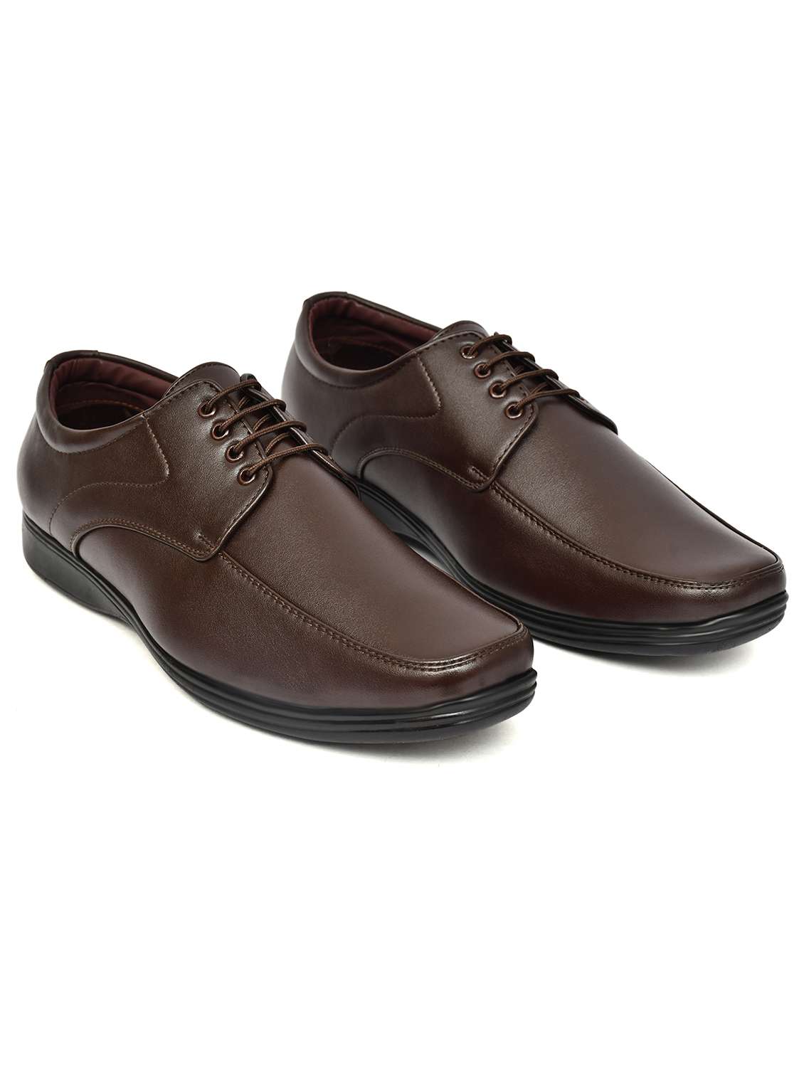 men brown lace-up derby - 22588482 -  Standard Image - 1