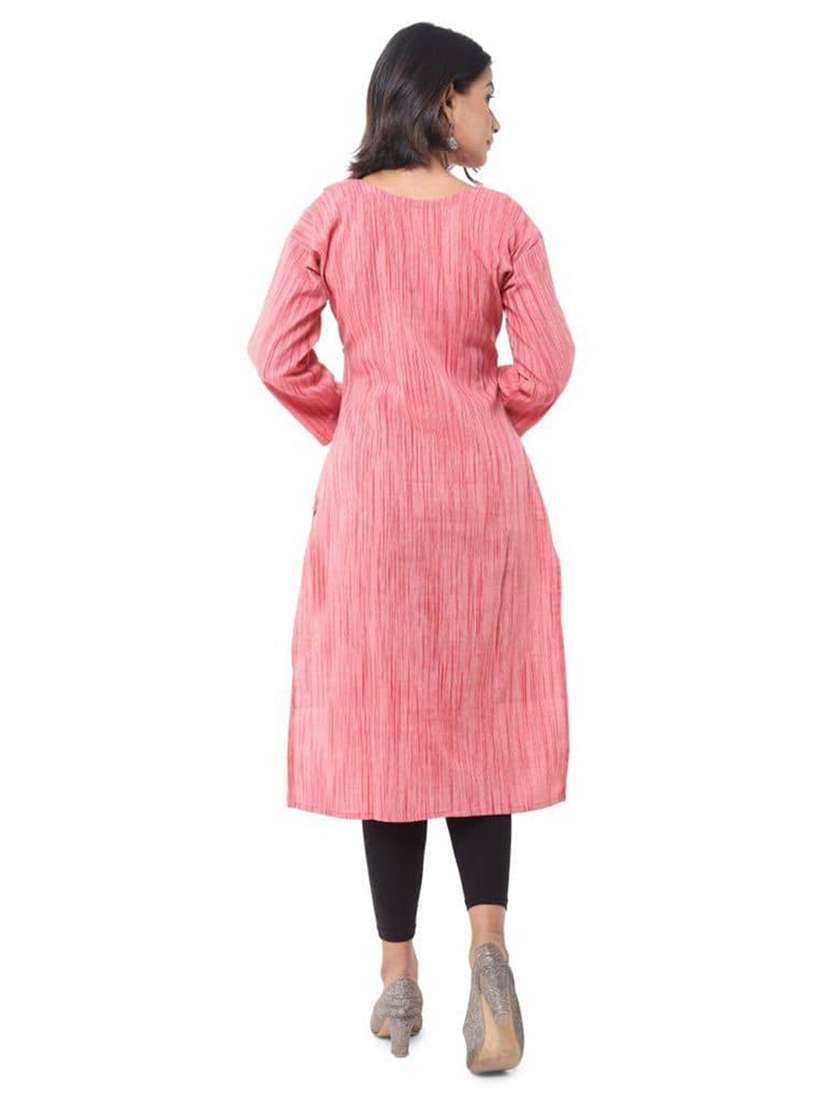 Women Pack Of 2 Self Design Straight Kurta - 22588537 -  Standard Image - 6