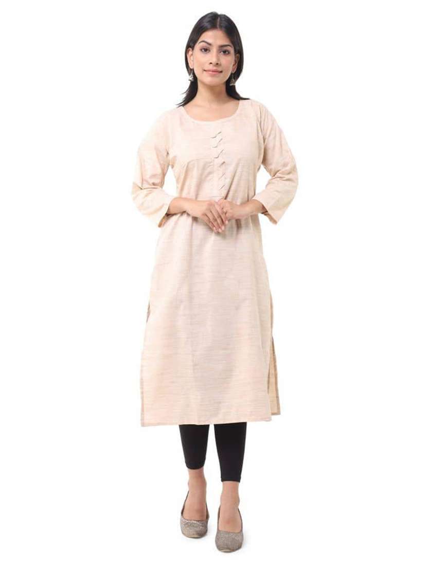 Women Pack Of 2 Self Design Straight Kurta - 22588539 -  Standard Image - 1
