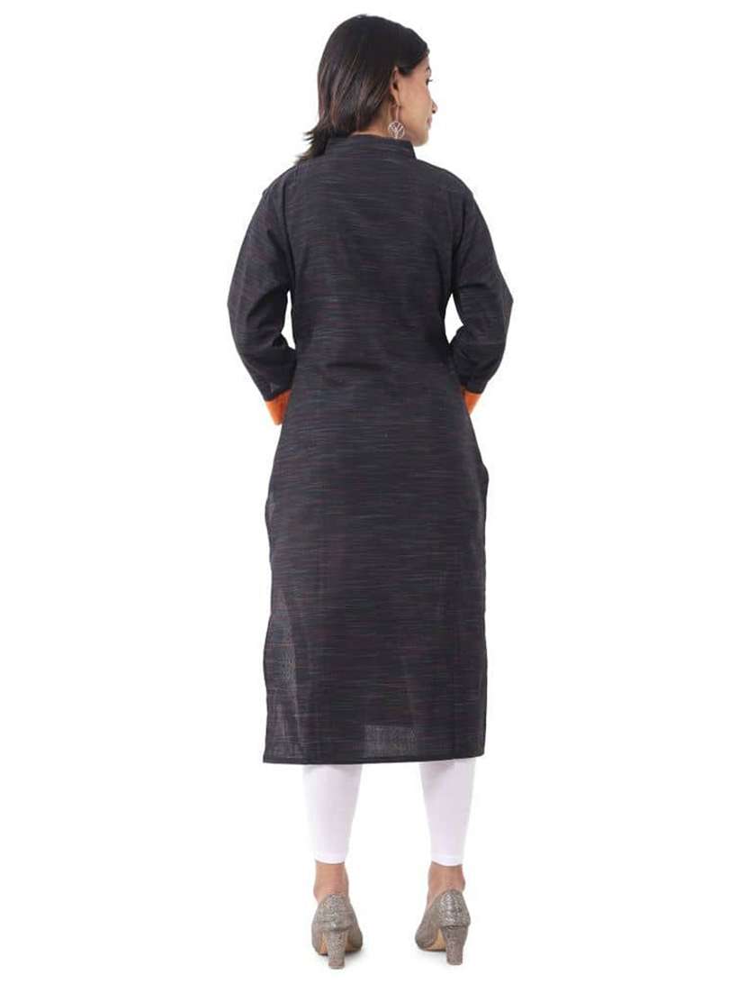 Women Pack Of 2 Self Design Straight Kurta - 22588539 -  Standard Image - 6