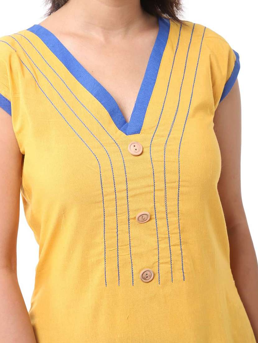Women Pack Of 2 Cap Sleeve Straight Kurta - 22588604 -  Standard Image - 6