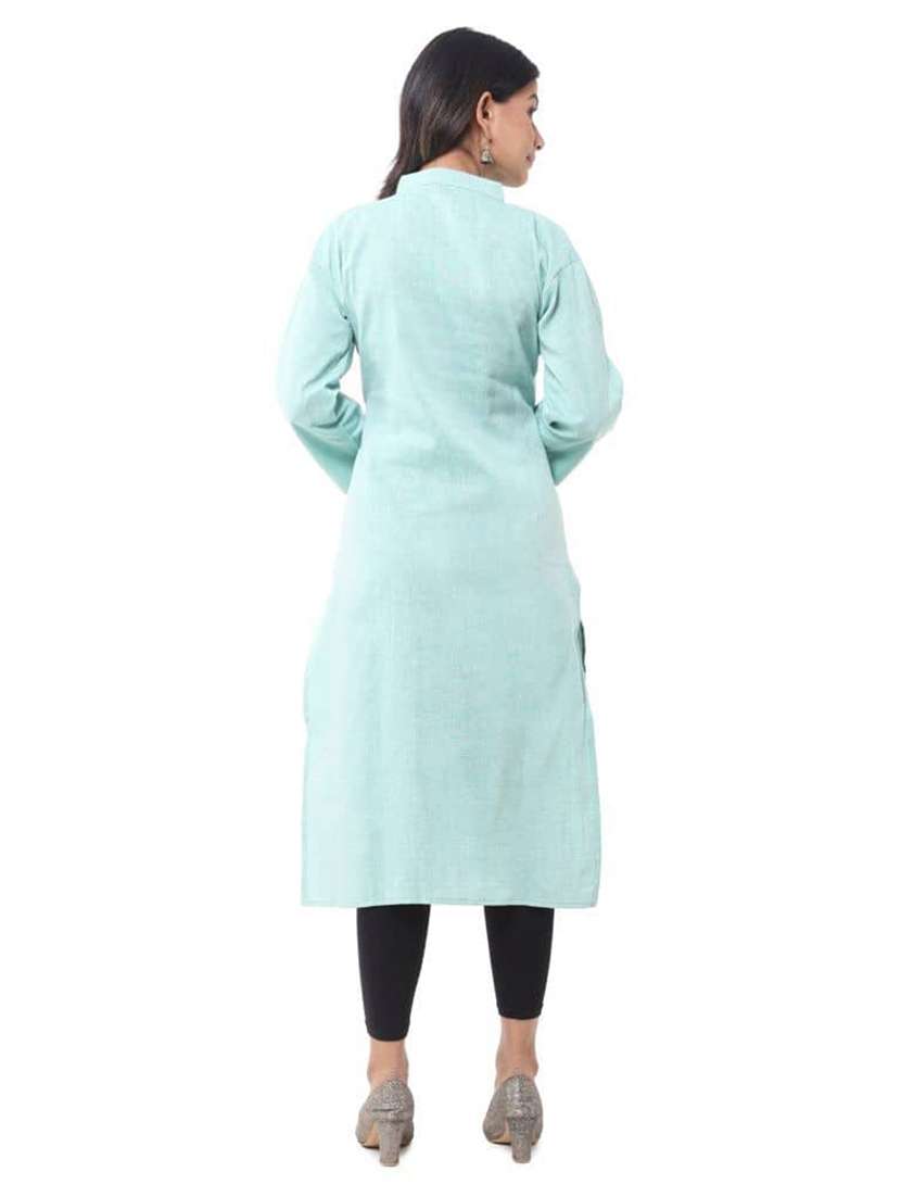 Women Pack Of 2 Three Quarter Sleeve Straight Kurta - 22588616 -  Standard Image - 6