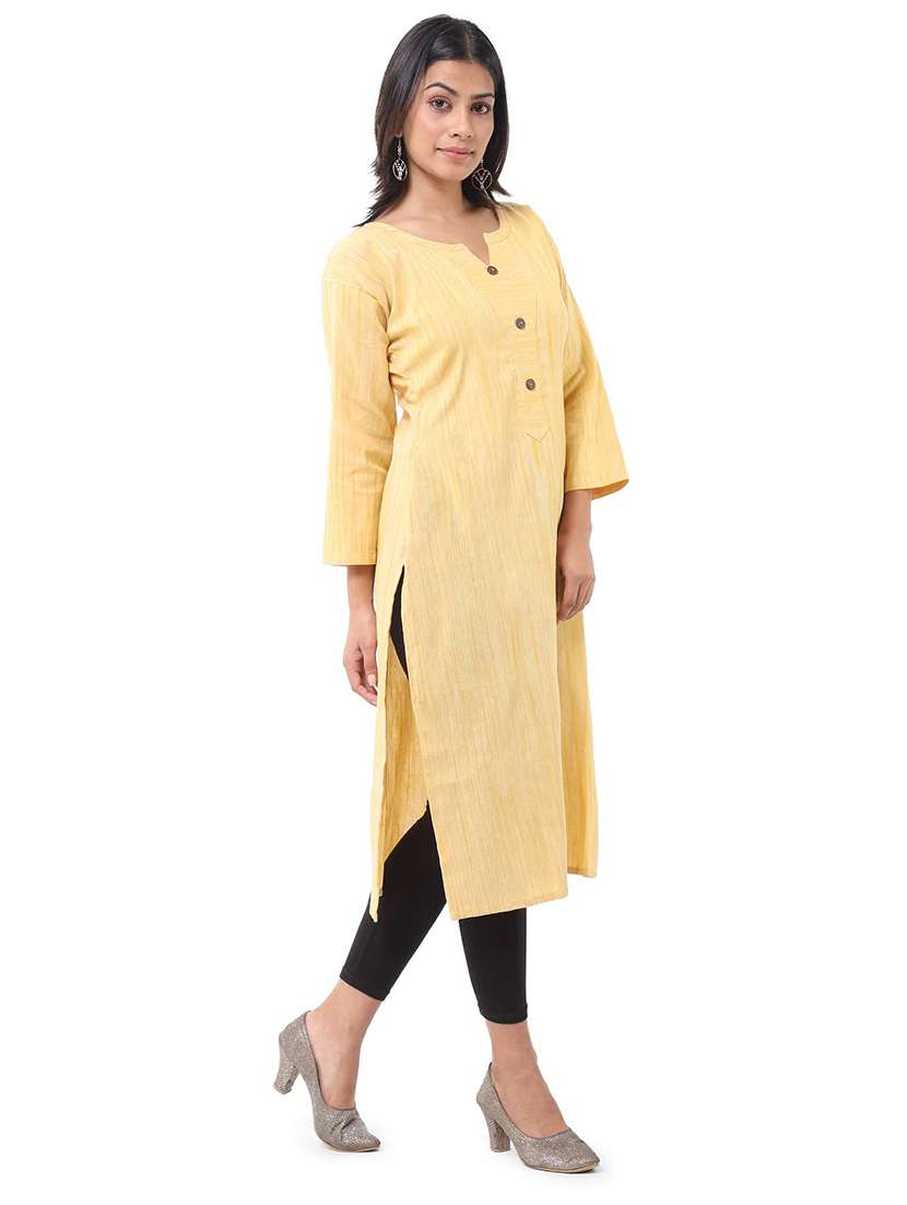 Women Pack Of 2 Three Quarter Sleeve Straight Kurta - 22588622 -  Standard Image - 6