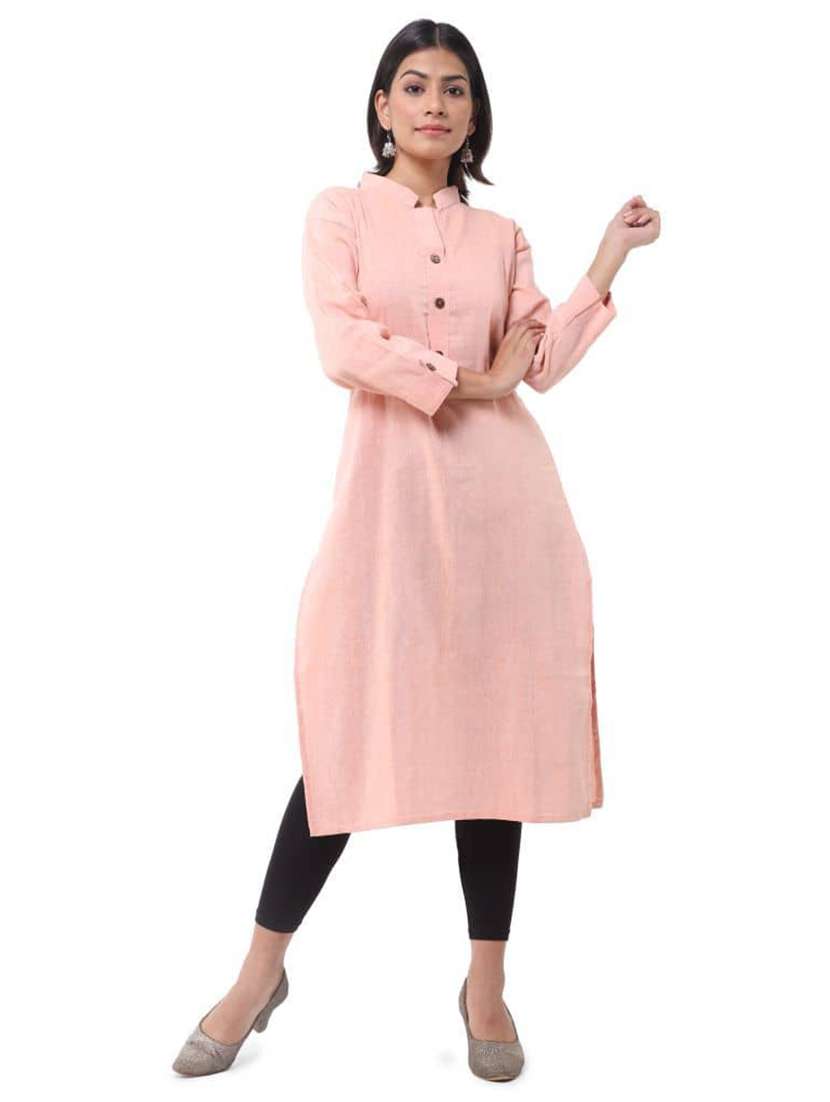 Women Pack Of 2 Three Quarter Sleeve Straight Kurta - 22588635 -  Standard Image - 4