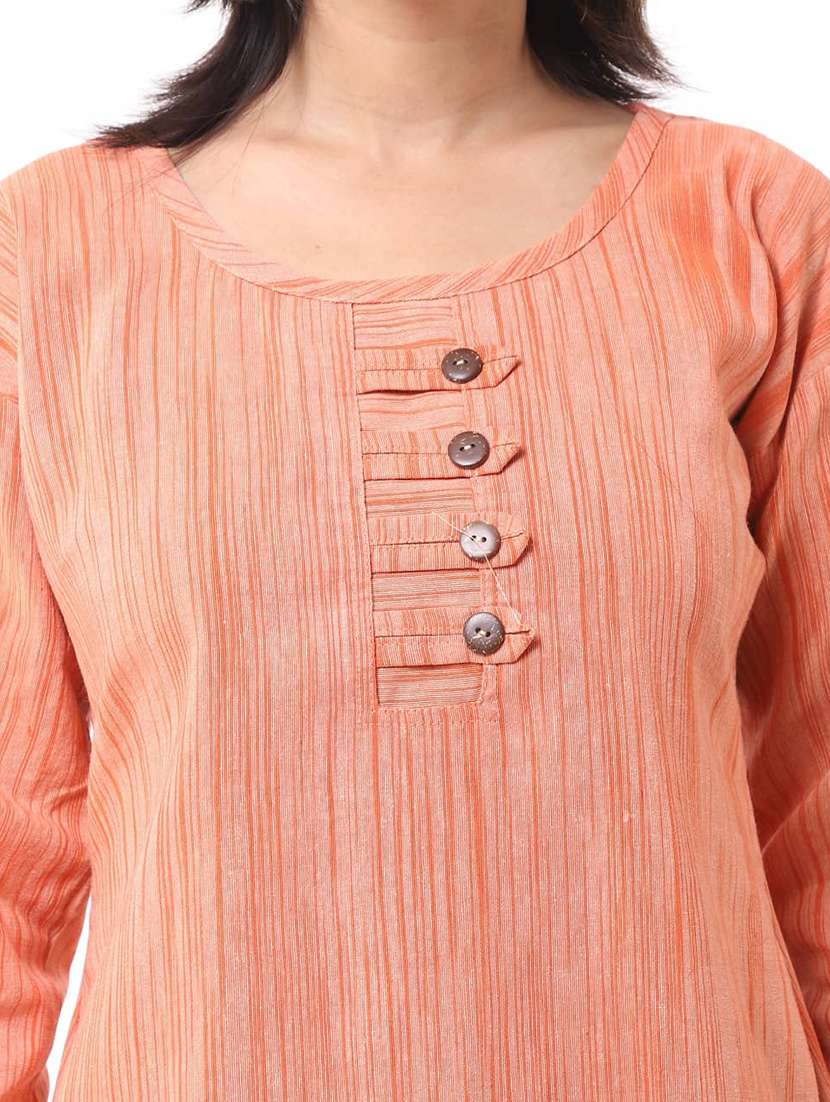 Women Pack Of 2 Solid Three Quarter Sleeves Straight Kurta - 22588684 -  Standard Image - 6