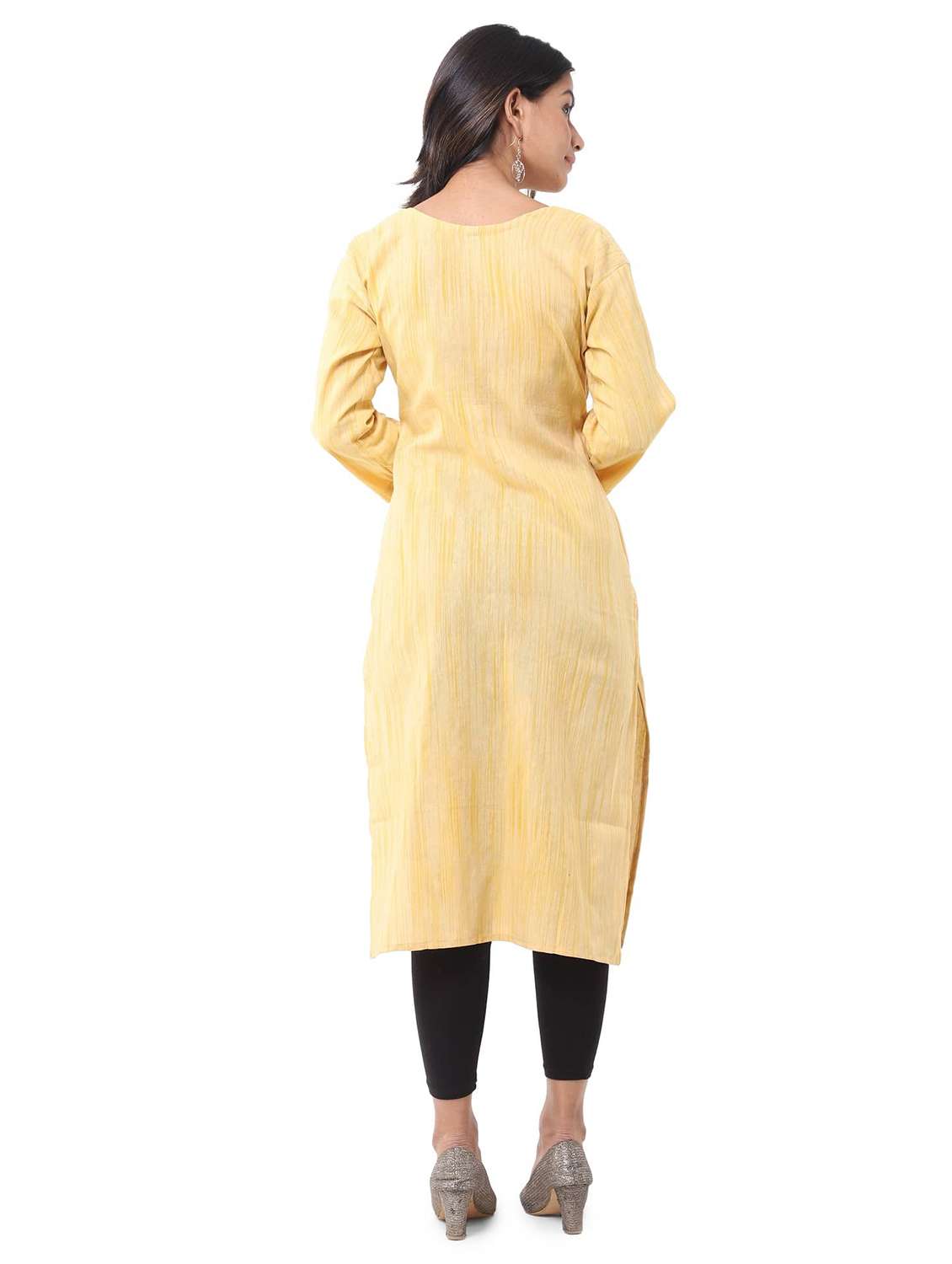 women pack of 2 three quarter sleeve straight kurta - 22588728 -  Standard Image - 4