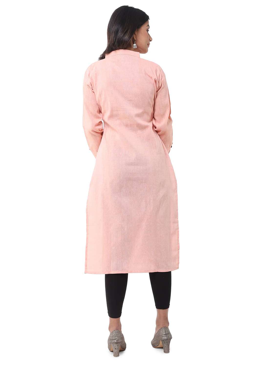 Women Pack Of 2 Three Quarter Sleeve Straight Kurta - 22588826 -  Standard Image - 4